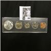 Image 1 : 1965 Silver Gem BU Year Set in a Snaptight case. (5 pc.)