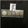 Image 1 : 1966 Silver Gem BU Year Set in a Snaptight case. (5 pc.)
