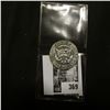 Image 2 : 1969 D Double Die Reverse Silver Kennedy Half Dollar, (light hub doubling on the reverse).