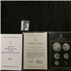 Image 2 : 1985 British Virgin Islands Proof Set consisting of six (6) coins. One Cent to Dollar, Hawksbill Tur