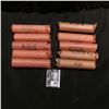 Image 2 : (10) Rolls of Wheat Cents, which I have not had time to check for dates. The glory is yours.