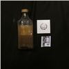 Image 2 : Old Clear glass "Poison" Bottle with screw top; & "Good For/2 1/2c/In Merchandise", "Rex/Smoke/Shop/