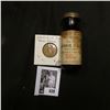 Amber Bottle with screw top "Oleoresin No. 2 Aspidium, U.S. (Male Fern)" by Lilly Drug Co.; & "Biagi