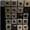 20-pocket Plastic page full of Foreign Coins dating back to ancient Roman times. Includes a 1929 Can
