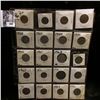20-pocket Plastic page full of Mexican, Canadian, Germany, & Japan Coins.