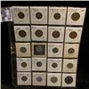 Image 1 : 20-pocket Plastic page full of various foreign Coins. At least one is Silver.
