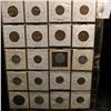 Image 2 : 20-pocket Plastic page full of various foreign Coins. At least one is Silver.