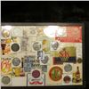 Image 2 : 12" x 16" Glass-faced case full of Breweriana Medals, Tokens, and Etc.