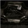 Clear Glass embossed serving plate depicting a "350" Locomotive with Railroad Cars. 9" x 12"