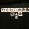 Image 2 : Glazed Pottery Bowl with an unsorted group of Foreign Coins & tokens.