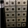 Image 1 : (20) Various Date Indian Head Cents dating 1897-1908 with grades up to VF in a plastic coin page.