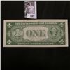Image 2 : Series 1935F One Dollar Silver Certificate Star * Replacement Note, Choice AU with on light center c