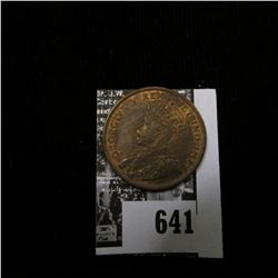 1911 Canada Large Cent, Red-brown Uncirculated.