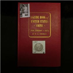 1911 P U.S. Barber Quarter, VG & and a Mint condition 1963 "A Guide Book of United States Coins" 16t