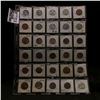 30-pocket plastic page full of 1943S to 55S Lincoln Cents, many of which are uncirculated. A nice gr