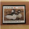 Image 2 : 2005 $6.75 Indiana Waterfowl Stamp depicting the Bufflehead, Absolute mint condition with literature