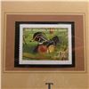Image 2 : 2005 $15.00 Ohio Waterfowl Stamp depicting the Wood Duck, Absolute mint condition with literature an