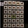 30-pocket plastic page of (30) Mostly Uncirculated to BU Lincoln Cents dating 1909 P VDB to 2010 D, 