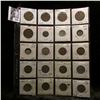 20-pocket plastic page of Mexican Coins. Includes several Silver coins,