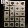20-pocket plastic page of Mexican Coins and at least one dates back to 1861, includes several Silver