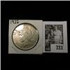 1922 P U.S. Peace Silver Dollar, EF; & "Iowa Educational Directory School Year 1929-1930:.