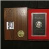 1973 S U.S. Silver Eisenhower Proof Dollar in original brown box.