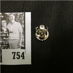 Elk's Lodge 14K Gold Tie Tack.