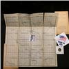Image 1 : "Road Map of Clay County, Iowa" 1918 era; "Langdon Bakery/Widow's/Mite/Cincinnati", "Smallest Ever C