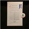 Image 1 : 1846-1946 "Iowa Centennial 100 Years of Progress" Brochure; & a Celluloid pin-back "Departementakl S