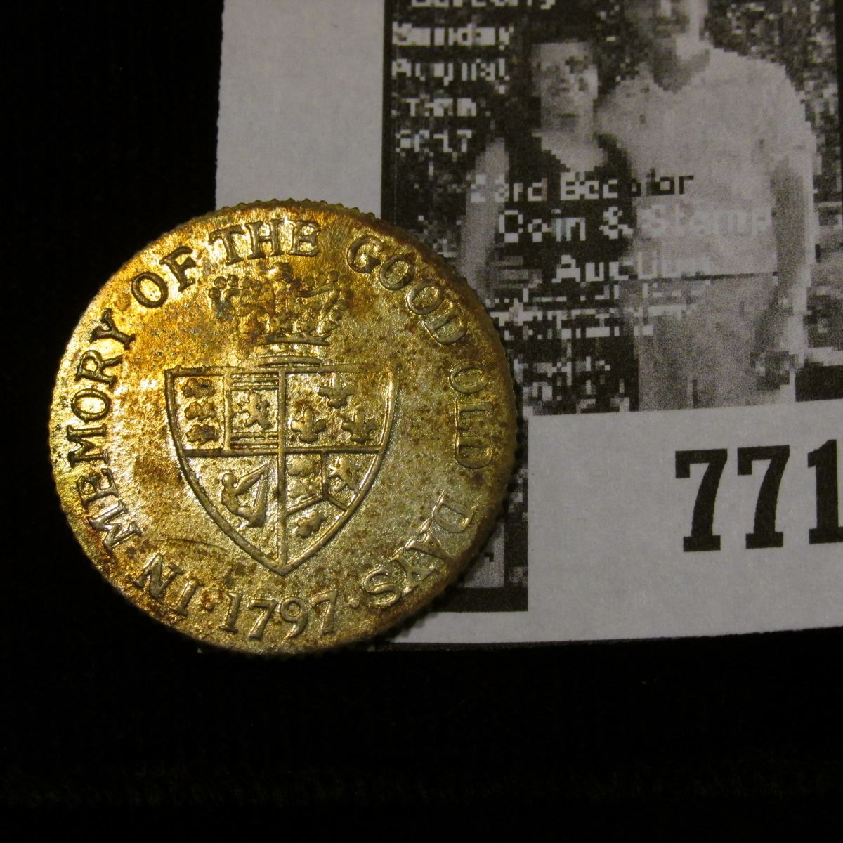 1797 "In Memory of the Good Old Days", "Georgius III Dei Gratia", Great