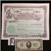 Image 1 : Stock Certificate for 1 Share "The Saltex Looms, Inc", 1947, State of Delaware. Signed and notarized