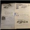 Image 2 : Books: "Cigar Box Labels Salesman's Samples" & "Cigar Box Label Art" ; (5) Cigar Store Receipts, Ame
