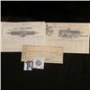 Image 2 : 1899 Postcard from "Peregoy & Moore" (Cigar Company); (5) 1914 era invoices from "Smith, Lighty and 