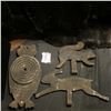 Image 2 : Cast Iron Owl, Squirrel, and Rabbit. 'Doc' seemed to think that these were 19th Century Shooting tar