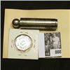 Image 2 : "Schrader Balloon Tire Gauge" Pat. 1923; "Lonestar Beer" Label; and a Saginaw, Mich Pool Hall Token.