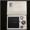 1976 S U.S. Three-Piece Silver Proof Set in original box and holder as issued. Dollar, Half-dollar, 