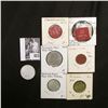 Image 1 : (10) Different Pool Hall Good For Tokens. Includes Nebraska, Wyoming, Iowa, & Illinois.