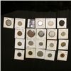Image 1 : Group of (20) various foreign coins in cardboard holders, all attributed.