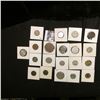Image 2 : Group of (20) various foreign coins in cardboard holders, all attributed.