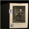 Image 1 : 1884 O Morgan Silver Dollar Brilliant Uncirculated; and a black & white print of George Morris?, wit