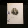 Image 1 : 1900 P Morgan Silver Dollar, Choice BU & a black & white print of Emperor of Brazil, Pedro II, with 