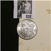 Image 2 : 1900 P Morgan Silver Dollar, Choice BU & a black & white print of Emperor of Brazil, Pedro II, with 