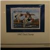 Image 3 : July 1st, 1987 Folio with Print, Postmarked Cover, and 1987 Federal Migratory Bird Hunting and Conse