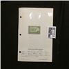 Image 1 : RW4 1937 Federal Migratory Bird Hunting and Conservation Stamp, signed, Straight edge on 2 sides. Ra