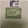 Image 2 : RW4 1937 Federal Migratory Bird Hunting and Conservation Stamp, signed, Straight edge on 2 sides. Ra