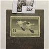 Image 2 : RW14 1947 Federal Migratory Bird Hunting and Conservation Stamp, not signed, OG,  hinged, F-VF.