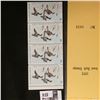Image 2 : 1972 Booklet Pane of Four Iowa Duck Stamps in folder No. 9633. Crisp Uncirculated.