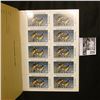 Image 2 : 1995 Booklet Pane of Ten Iowa Duck Stamps in folder No. 2717. Crisp Uncirculated.