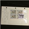 Image 1 : Plateblock RW 41 1974 Federal Migratory Bird Hunting and Conservation Stamps, 4 Stamps, never hinged