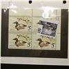 Image 2 : Plateblock RW 42 1975 Federal Migratory Bird Hunting and Conservation Stamps, 4 Stamps, never hinged